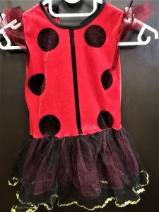 Kids Costumes to Hire - Ladybug leotard dress - SMALL